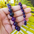 Purple Agate Necklace
