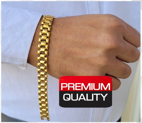 24K Gold Plated Stylish Chain Bracelet