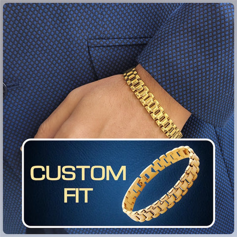 24K Gold Plated Stylish Chain Bracelet
