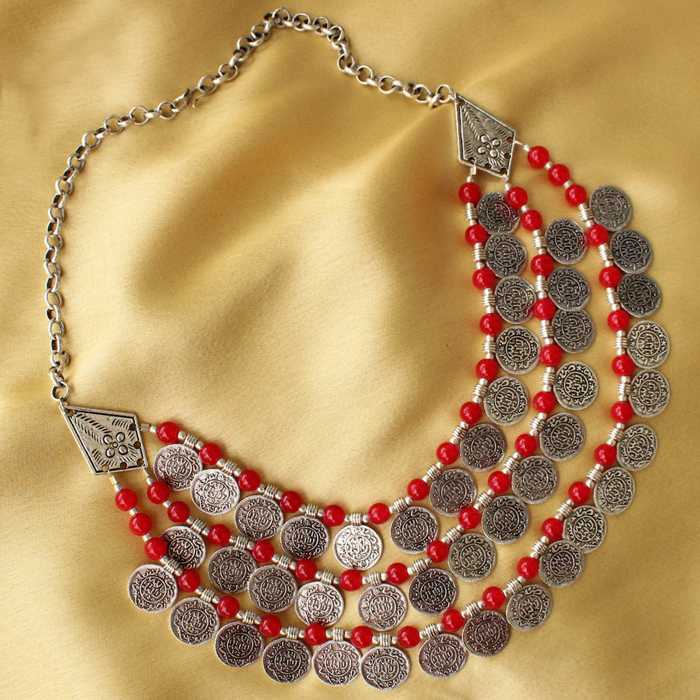 Imeora Tribal Multiline Necklace