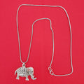 Imeora  Elephant Pendant With 20 inch Chain