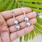  Light Blue Pearl Earrings
