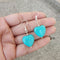 Imeora Turquoise Heart Shape Earrings