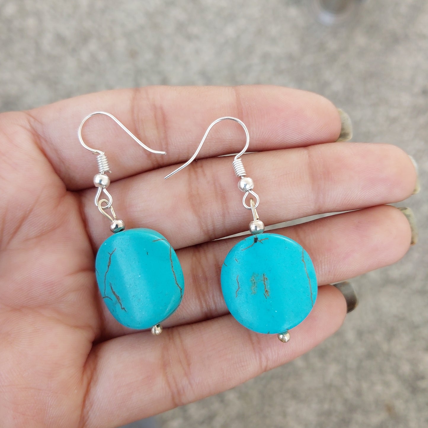 Imeora Turquoise Hanging Earrings