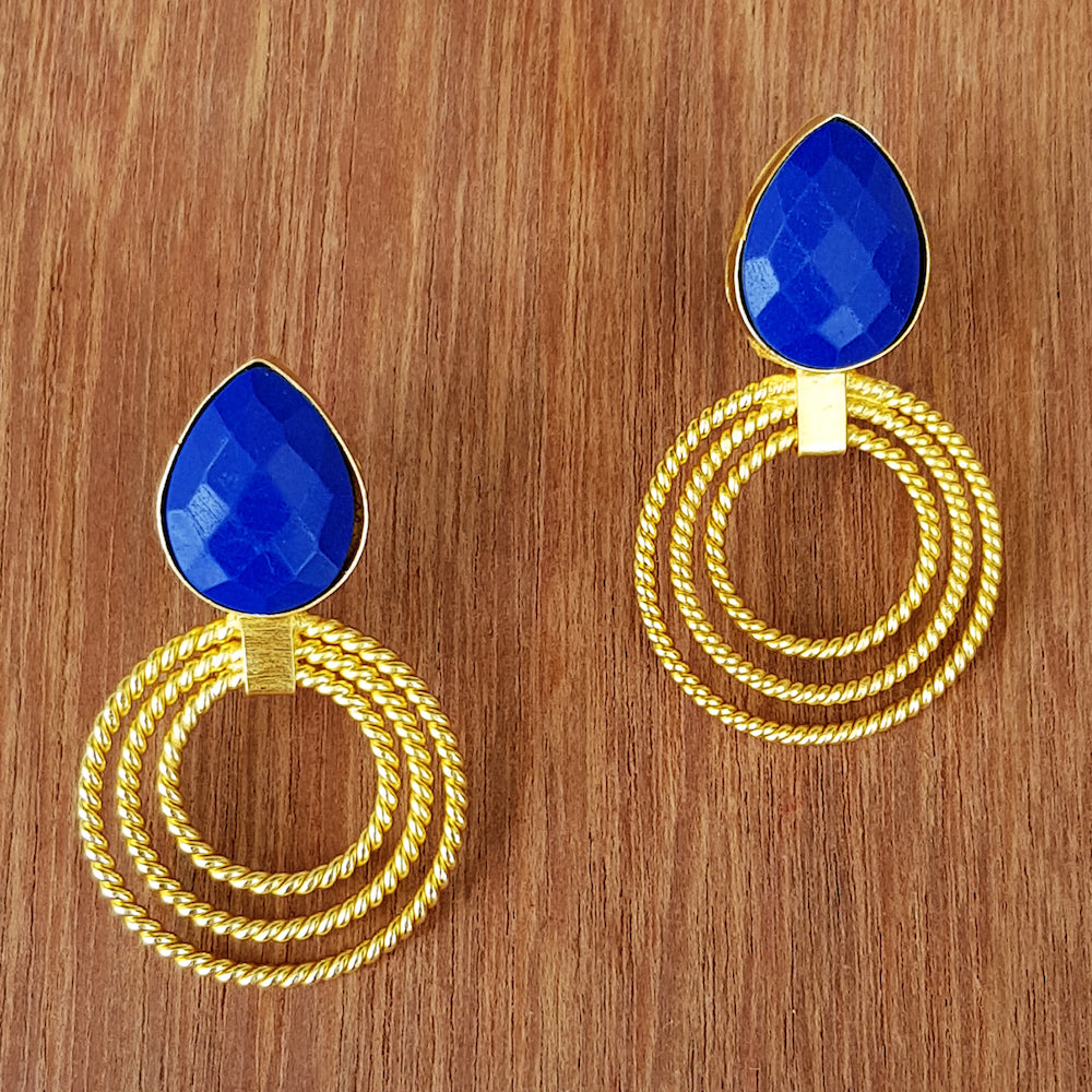 Imeora Blue Stone Earrings