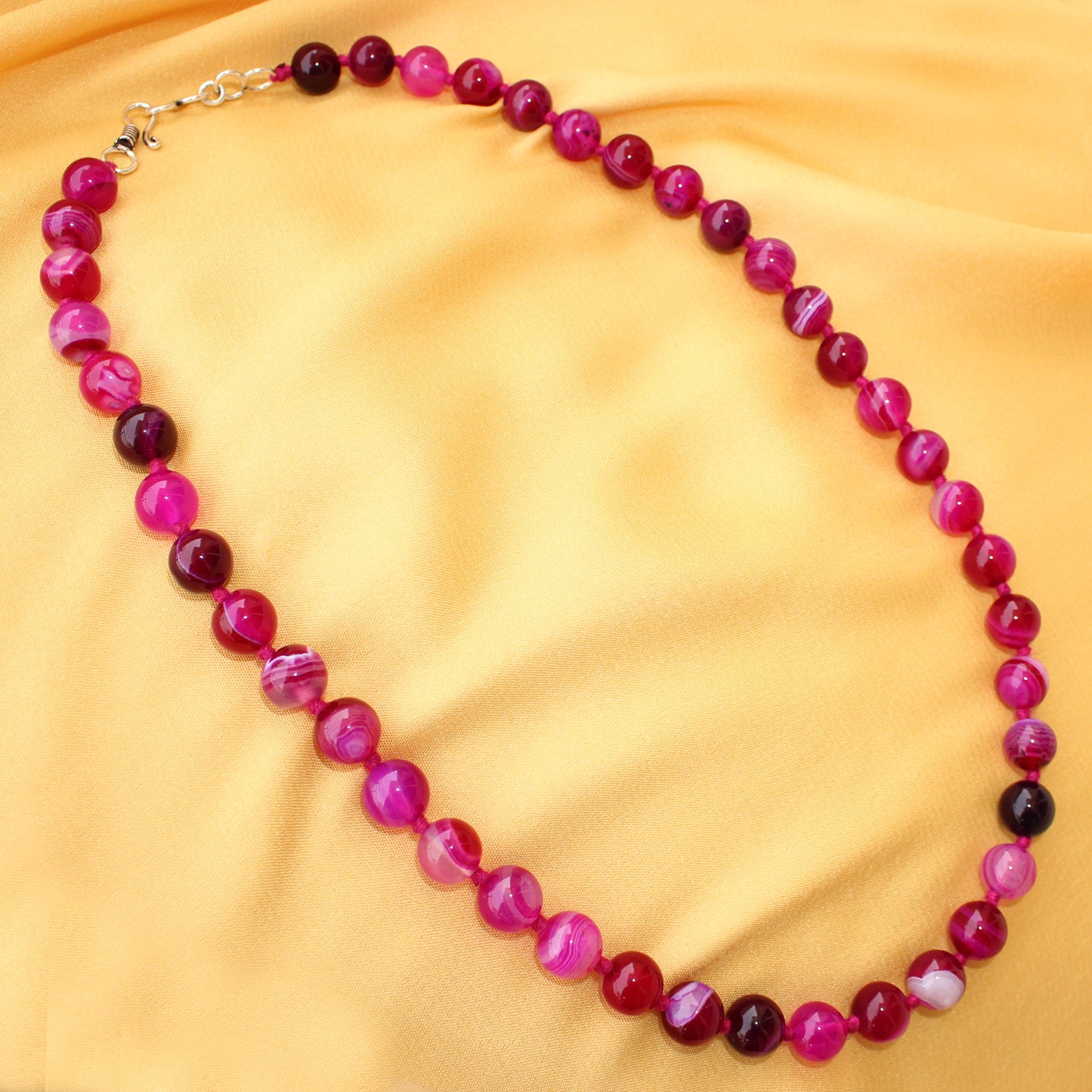 Pink Agate Necklace