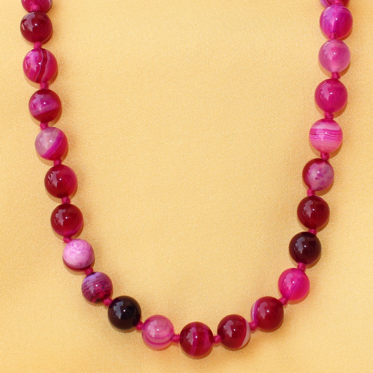 Pink Agate Necklace