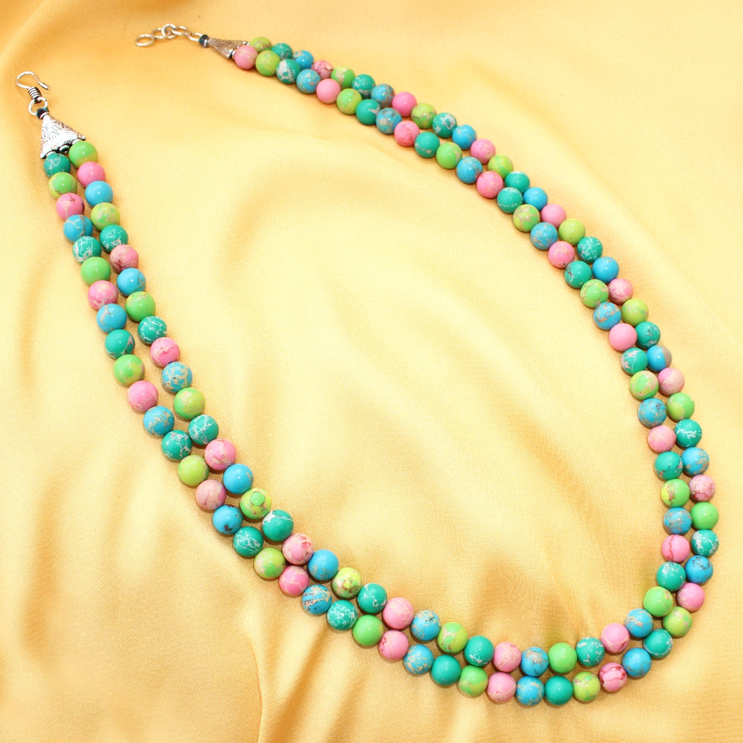 Multicolor Turquoise Pearl Necklace