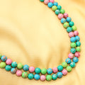 Multicolor Turquoise Pearl Necklace
