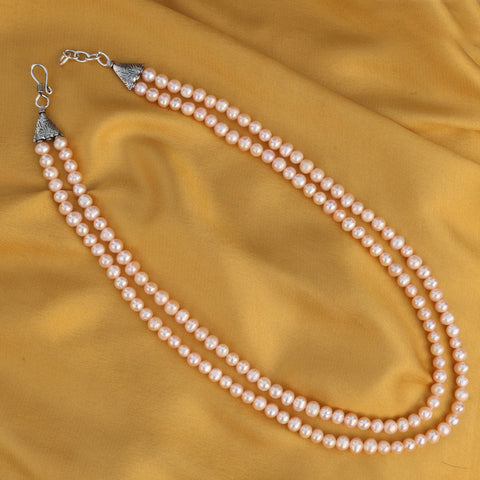 Angela Fresh Water Pearl Necklace With Stud