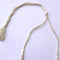 Imeora Designer Yellow Stone Hangings Necklace Set With Handmade Dori