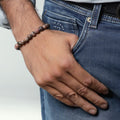 Certified Rhodonite 8mm Natural Stone Bracelet