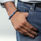 Certified Lapis Lazuli 8mm Bracelet With Lava Stone
