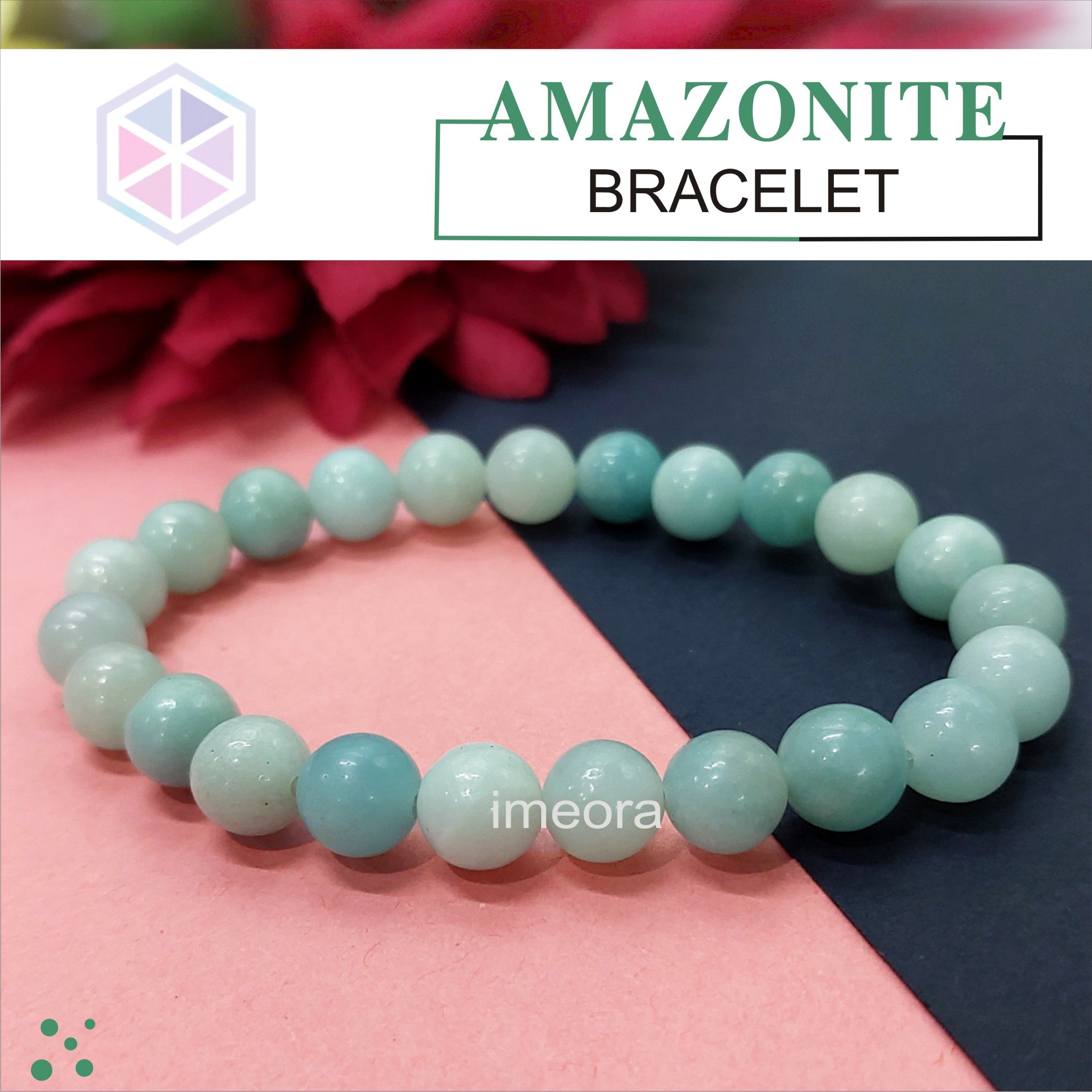 Be Brilliantly You Amazonite Bracelet | ZEN by Karen Moore