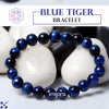 Certified Blue Tiger Eye 8mm Bracelet