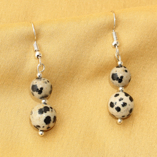 Imeora Dalmatian Natural Stone Earrings