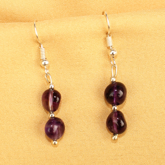 Imeora Dark Amethyst Earrings