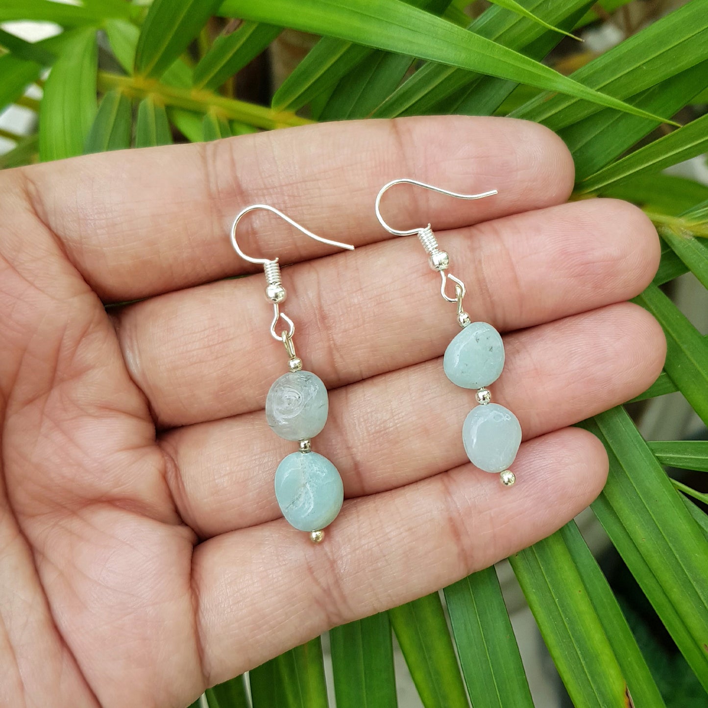 Imeora Amazonite Natural Stone Earrings