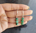 Imeora Tripple Green Agate Earrings