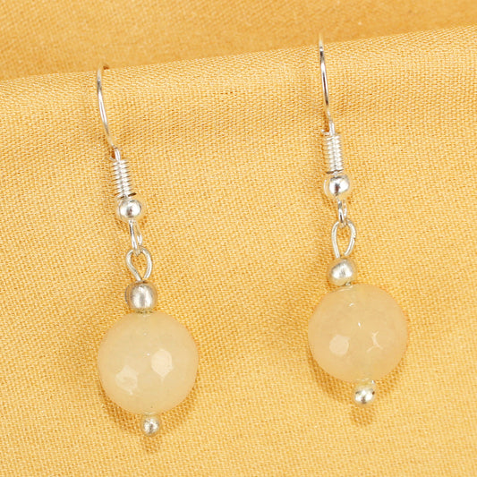 Imeora Light Yellow Quartz 10mm Earrings