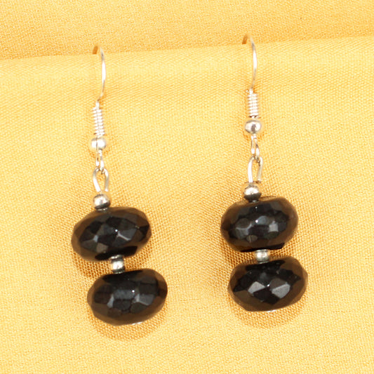 Imeora Black Quartz Earrings