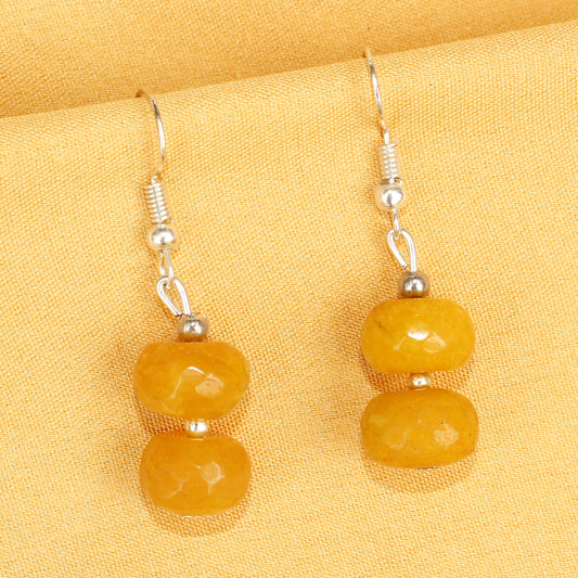 Imeora Mustard Quartz Earrings