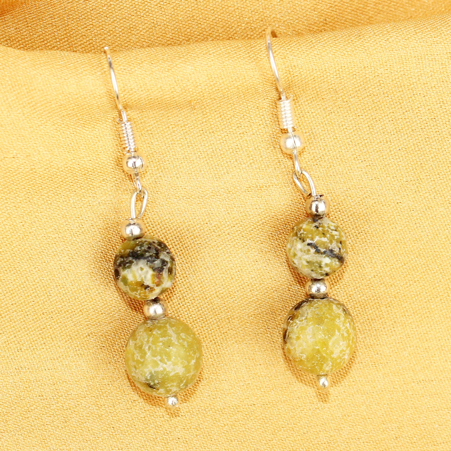 Imeora Serpentine Natural Stone Earrings