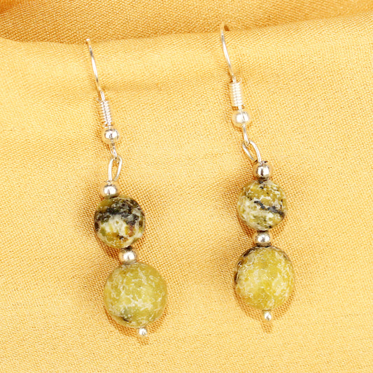 Imeora Serpentine Natural Stone Earrings