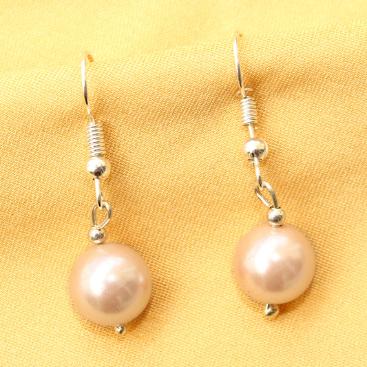 Imeora 10mm Cream Shell Pearl Earrings