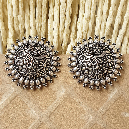 Imeora Antique Look Big Round Studs