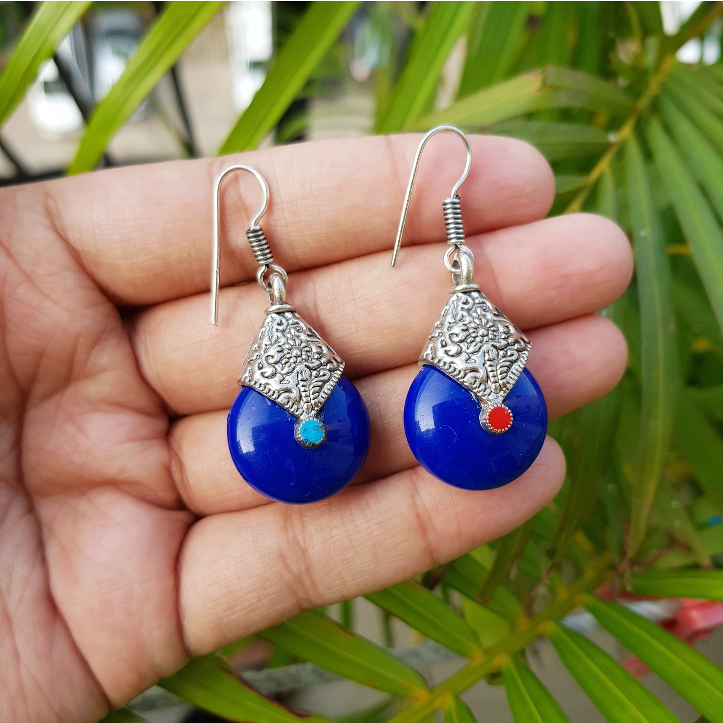 Imeora Blue Drop Earrings