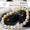 Imeora Golden White 8 mm Shell Pearl Bracelet