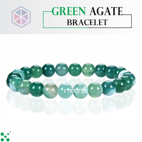 Green Agate 8mm Bracelet