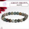 Certified Green Brown Agate 8mm Natural Stone Bracelet