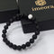 Certified Lava Natural Stone 8mm Bracelet With Howlite
