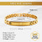 जय श्री राम 24K Gold Plated Bracelet