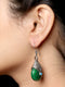 Imeora  Green Drop Earrings