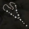 Alyssa Long Black Wired Fresh Water Pearl Necklace