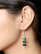 Imeora Tripple Green Agate Earrings