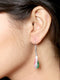 Imeora Multicolor Big Drop Shape Earrings
