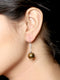 Imeora Golden Hematite Natural Stone Earrings