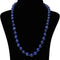 Imeora Hand Knotted Lapis 10mm Natural Stone Necklace