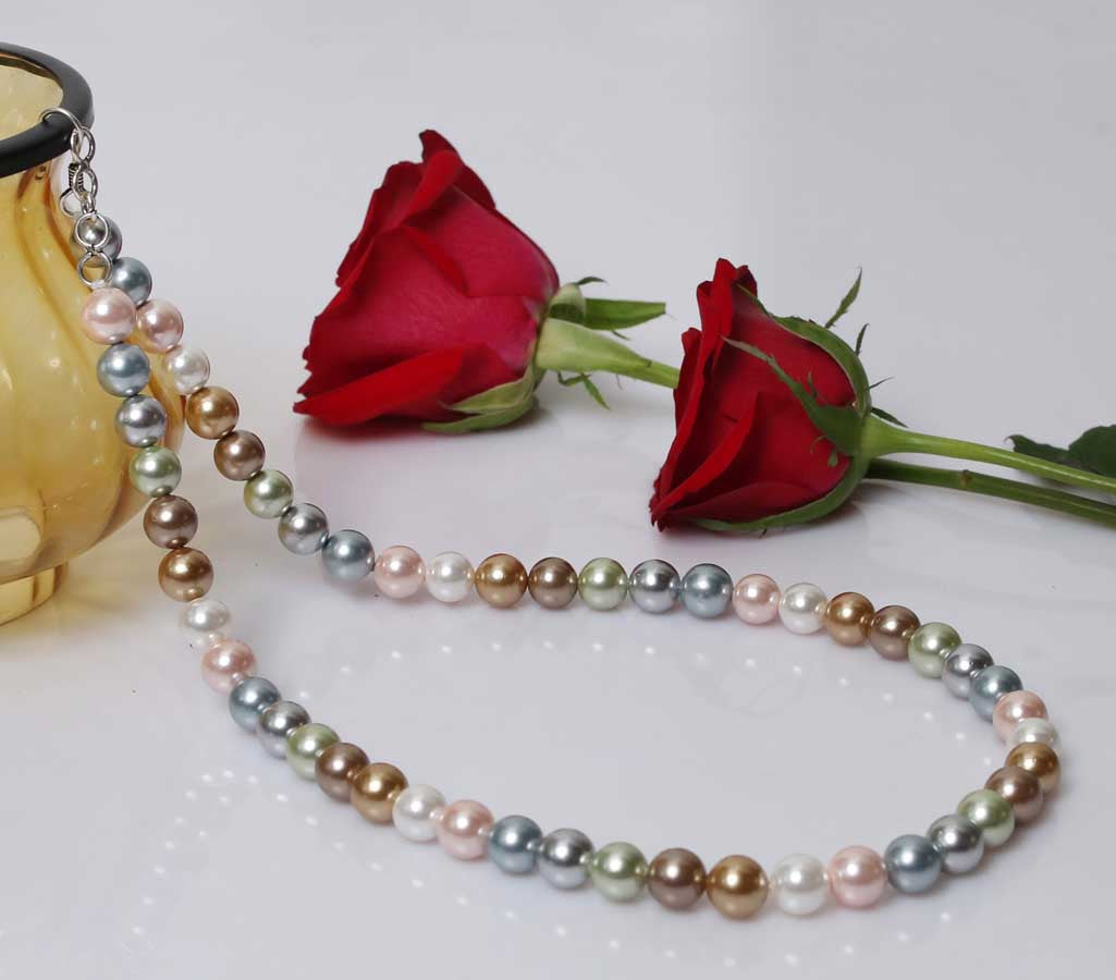 Multicolor Pearl Necklace