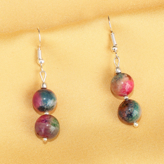 Imeora Multicolor 10mm Onyx Earrings