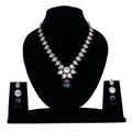 Imeora Designer Elegant Necklace Set With Black Stone And Handmade Dori