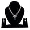 Imeora Designer Elegant Necklace Set With Black Stone And Handmade Dori