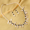 Kaia Fresh Water White Pearl Necklace Set