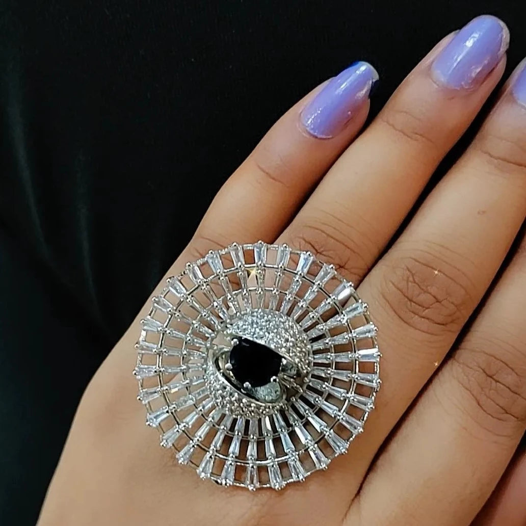 Nevaeh Cocktail Adjustable Ring