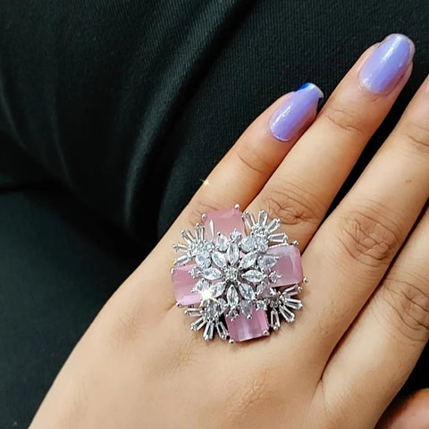 Hailey Cocktail Adjustable Ring