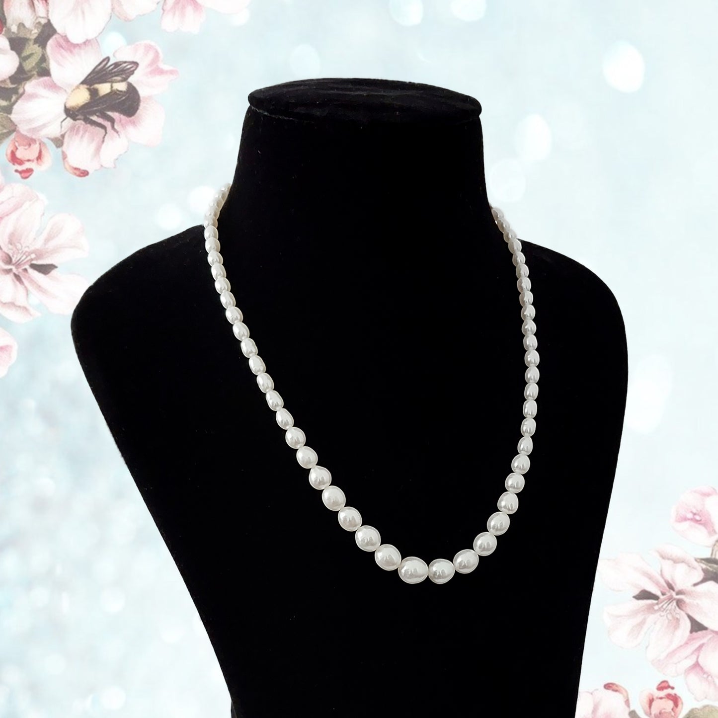 Finley Graduation Fresh Water Pearl Necklace